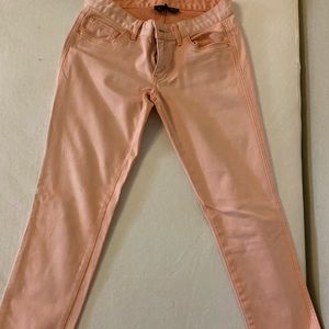 Armani exchange classic pink jeans